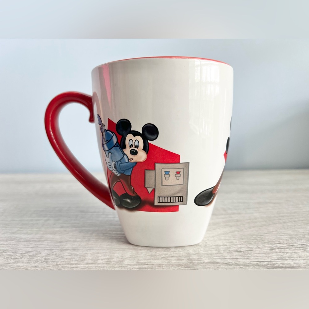 Disney Coffee Mug Cup MICKEY MOUSE "Office Maintenance 101: Water Cooler Care" - Picture 2 of 8